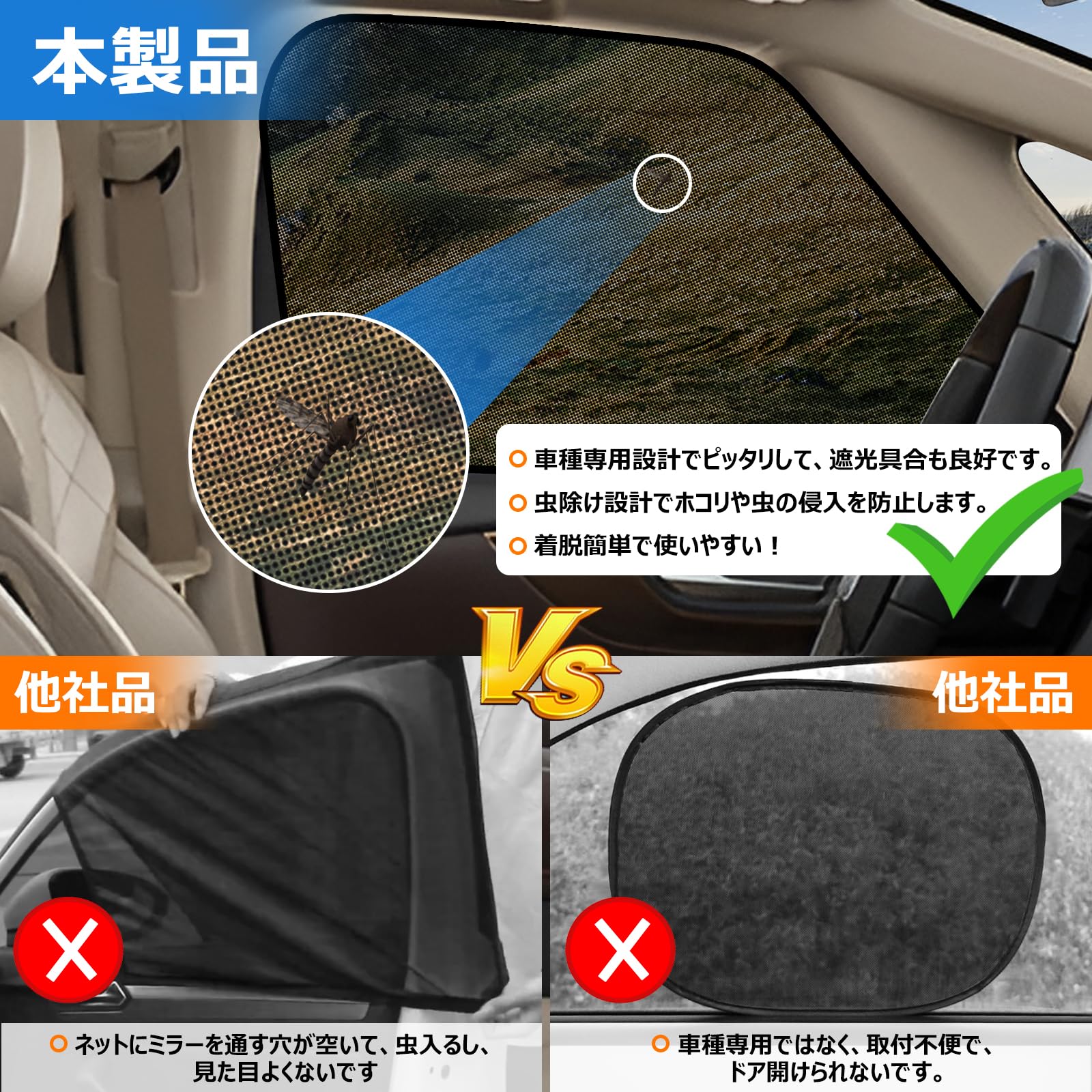 アルファード40系専用マグネット式網戸セット Amazon.co.jp: 新型 アルファード ヴェルファイア 40系 専用